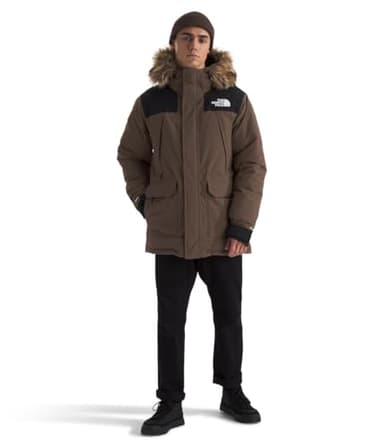 The North Face Men's McMurdo Parka, XXL, Smokey Brown/TNF Black