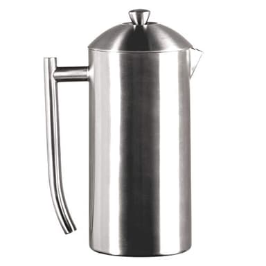 Frieling USA Double-Walled Stainless-Steel French Press Coffee Maker in Frustration Free Packaging, Brushed, 36 Ounces