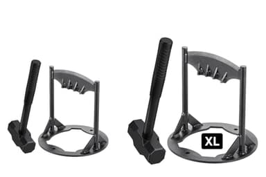 Blue Home Manual Wood Splitter – Kindling Splitter for Firewood – Includes 4 Lbs Sledge Hammer – Vertical Log Splitter – Portable and Safe Firewood Splitter for Camping & Outdoor Use (Regular)