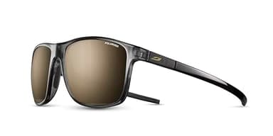 Julbo The Streets Lifestyle Sunglasses - Translucent Black/Black Frame - Brown Lens (Spectron 3 Polarized)
