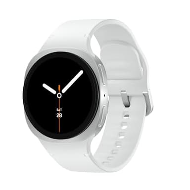 Samsung Galaxy Watch 8 (2025) 40mm Bluetooth Smartwatch, Cushion Design, Fitness Tracker, Sleep Coaching, Running Coach, Energy Score, Heart Rate Tracking, Silver [US Version, 2 Yr Warranty]