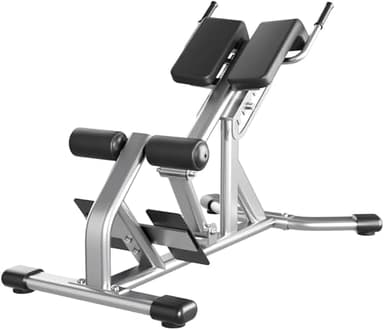 Roman Chair,Hyperextension Bench for Waist, Gym Back Extension Machine - Heavy-Duty 300 kg (660 lbs) Weight Capacity(BLACK)