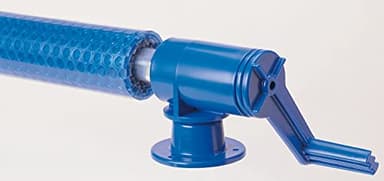 Horizon Lite Solar Cover Reel for 24 FT Wide Above Ground Swimming Pools | Solar Blanket Holder | Fits Oval and Round Pools | Made in the USA