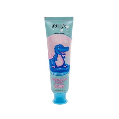 NOBS Jr. Kids Nano Hydroxyapatite Toothpaste – Fluoride Free, SLS-Free, Remineralizing - Dentist Formulated - Bubblegum Berry