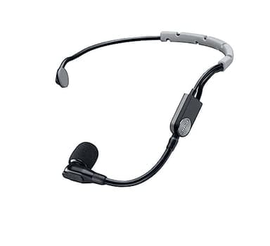 Shure SM35 Performance Headset Condenser Microphone for Hands-Free Audio, for Multi-Instrumentalists and Active Performers, 3-pin XLR Connector, Inline Preamp, Snap-fit Windscreen (SM35-XLR)