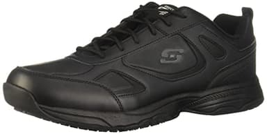 Skechers Men's Dighton Athletic Work Food Service Shoe, Black, 11 M