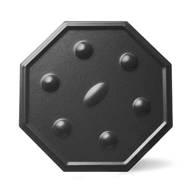 SimmerMat Heat Diffuser - Flame Diffuser Stove Cover Ring - Fire Diffuser for Any Type of Electric or Gas Stove - Dishwasher Safe Stove Top Cover - Steel Plates for Simmering and Slow Cooking - 1 Pack