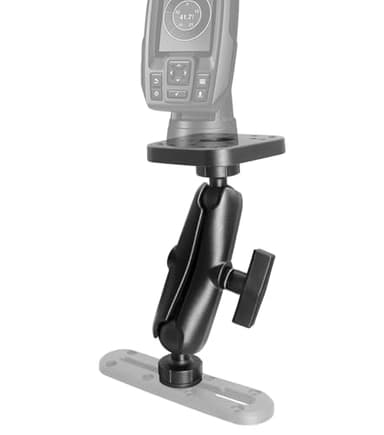 WINDFRD Fish Finder Mount, Track Ball with T-Bolt Attachment, Marine Electronic/Depth Finder Mount with 1.5" / C Size Ball for Boat, Compatible with Garmin, Lowrance and More