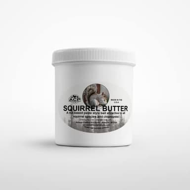 Squirrel Butter Paste Bait 8 Oz | Sweet Scented & Highly Attractive Lure for Red Grey Tree or Ground Squirrels Chipmunks | Attract Squirrels Chipmucks for Live or Lethal Devices | 48 Sets
