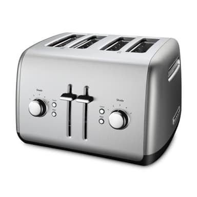 KitchenAid 4 Slice Manual Lift Toaster KMT4115CU, Contour Silver