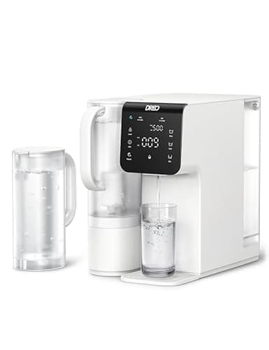 DREO Reverse Osmosis Water Filter Countertop, 7-Stage RO Water Filtration System, Installation-Free, Reduce TDS, Water Filter Pitcher for Home, Kitchen, 3:1 Pure to Drain, WF511 Upgraded
