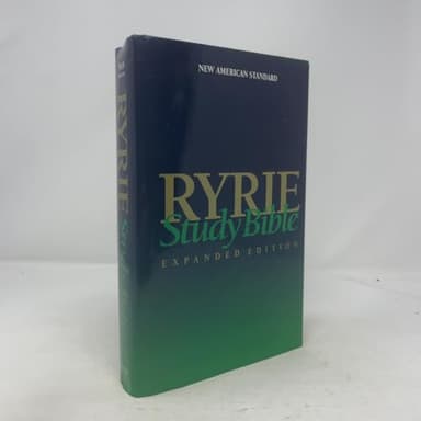 Ryrie Study Bible, Expanded Edition [New American Standard Bible, 1995 Update]