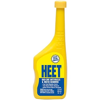 HEET Water Remover & Premium Gas Line Antifreeze, Removes Water from Fuel System, Prevents Gas-line Freezing, Winter Fuel Additive for Fast Cold Weather Starts, 12 fl. oz.