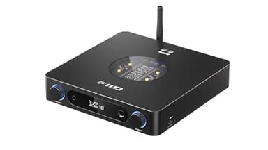FiiO K13 R2R Desktop DAC & Headphone Amp, High-Fidelity 24Bit R2R DAC, Powerful 2400mW Output, LDAC Bluetooth Streaming, Dual Power Supply, 10-Band PEQ, Balanced XLR & RCA Audio Output (Black)