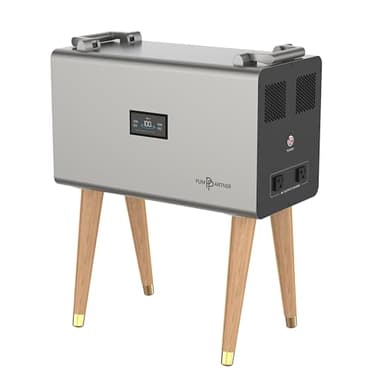 Pump Partner Heavy-Duty automatic backup power station for 120v sump pumps. Built-in 51.2V 40Ah LiFePO₄ battery, Specifically designed for extreme weather, and homes facing 1–3 day power outages.
