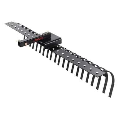VEVOR Tow Behind Landscape Rake, 60" Tow Dethatcher with 21 Steel Coil Tines, Lawn Dethatcher Rake Attaches to 48" or 60" Toolbars and 3-Point Suspension Systems, for Leaves, Pine Needles, and Grass