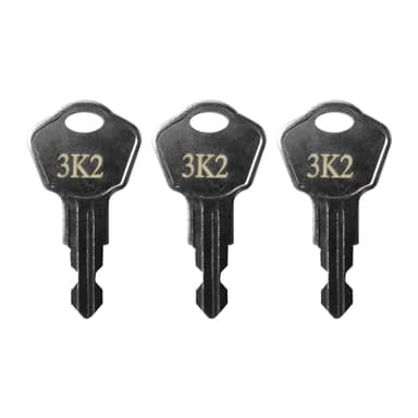 Niahm Sentry Safe Replacement Keys Model 1100-Codes 3K2 for Sentry Safe Key (Key 3K2)(3 Pcs)