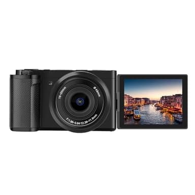 G930 Mirrorless Camera, 5K HD 30FPS 64MP Full Frame Mirrorless Camera, Real Time Eye Auto Focus Compact Digital Camera, CMOS Sensor, Photo and Video Capabilities, Black