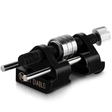 Mt Diablo Chisel Sharpening Kit - Precision Honing Guide for 1/4" to 2" Chisels & 1-3/8" to 3-1/8" Plane Irons, Sharpening Jig With Stainless Steel Rollers, Rust Resistant Cast Aluminum Design