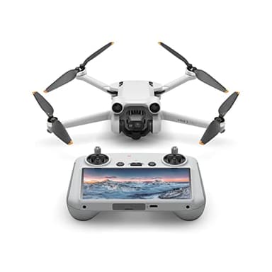 DJI Mini 3 Pro (DJI RC), Mini Drone with 4K Video, 48MP Photo, 34 Mins Flight Time, Less than 249 g, Obstacle Sensing, Return to Home, FAA Remote ID Compliant, Drone with Camera for Adults
