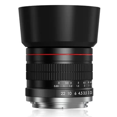 85mm f1.8 Portrait Lens - F Lens for Nikon, Manual Focus (MF) for Nikon D3500 D850 D7500 D5600 D3400 D500 D7200 D5500 D750 D810 D3300 D5300 D610 D7100 D5200 D600 D3200 etc (D-Series)