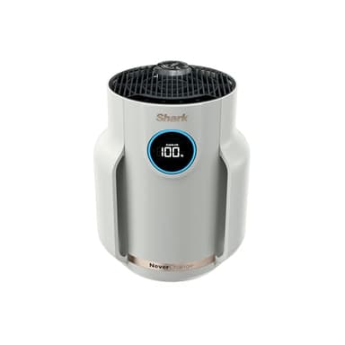 Shark NeverChange Air Purifier Compact Pro, Long-Lasting HEPA-Exceeding Filtration, For Pet Dander, Dust, Smoke, Allergens, Up to 250 sq. ft., Odor Neutralizer, Bedroom, Nursery, Dorm, HP072 (2025)