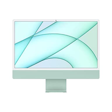 2021 Apple iMac with Apple M1 Chip with 8-core CPU (24-inch, 8GB RAM, 512GB SSD Storage) (QWERTY English) Green (Renewed)