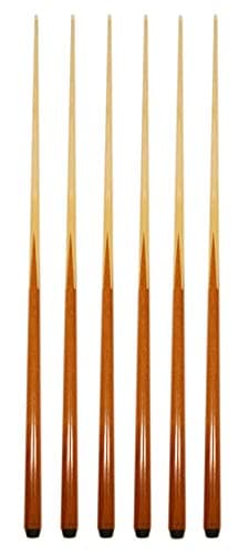 HAN'S DELTA Set of 6 Pool Cues New 57" Real 4-Prong House Bar Billiard Pool Cue Stick
