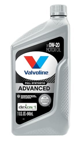 Valvoline Advanced Full Synthetic SAE 0W-20 Motor Oil 1 QT