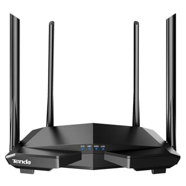 Tenda AC1200 Smart WiFi Router, High Speed Dual Band Wireless Internet Router with Smart APP, 4 x 100 Mbps Fast Ethernet Ports, Supports Guest WiFi, Access Point Mode, IPv6 and Parental Controls(AC6)