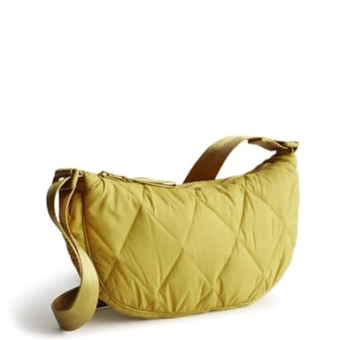 Vera Bradley Featherweight Springbrook Sling Crossbody Bag, Golden Olive