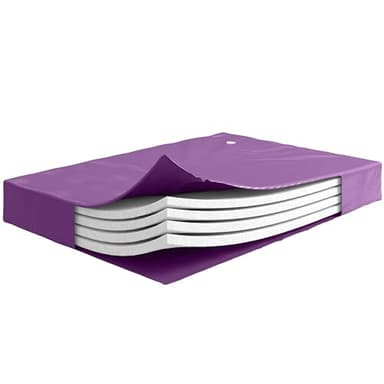 The Bedroom Store Blue Magic - Waveless 90%, Hardside Water Bed Mattress, Contains Four Wave Reducing Fiber Layers, Bladder Corners are Reinforced, 18ml Smooth Vinyl… (Queen (U.S. Standard))