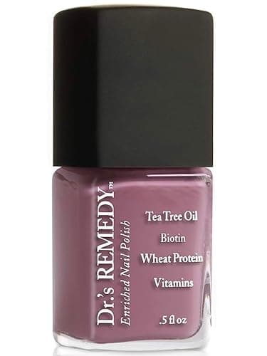 Dr’s Remedy Enriched Nail Polish: Non Toxic, All Natural, and Organic - Doctor Formulated: Strengthens, Restores, Heals, and Protects '24-Free' - MINDFUL Mulberry