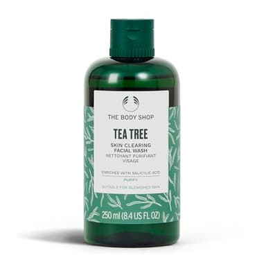 The Body Shop Tea Tree Skin Clearing Facial Wash – Purifying Vegan Face Wash For Oily, Blemished Skin – 8.4 oz