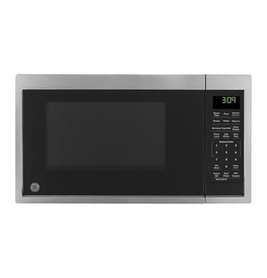 GE Smart Countertop Microwave Oven, Scan-to-Cook Technology and Wifi-Connectivity, 0.9 Cubic Feet Capacity, 900 Watts, Child-Lock Technology, Smart Home & Kitchen Essentials, Stainless Steel