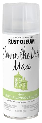 Rust-Oleum 278733 Glow in The Dark MAX Spray Paint, 10 oz