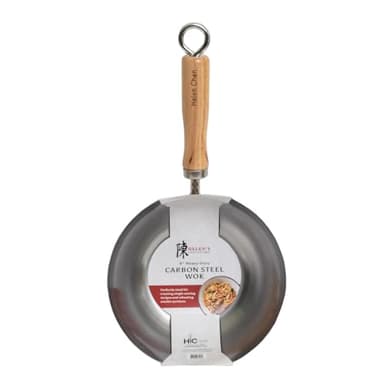 Helen's Asian Kitchen Wok, Carbon Steel, 8-Inch, for Single-Serve or Smaller Portions
