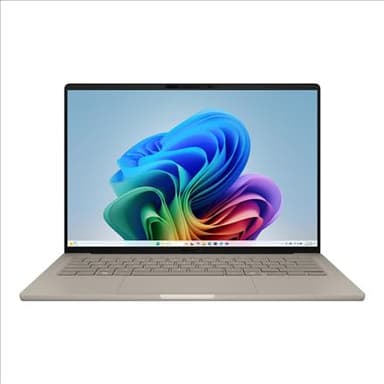 ASUS Zenbook 14 OLED 2025 Laptop, 8-Core Qualcomm Snapdragon X Plus X1P-42-100, 14" WUXGA Display, Qualcomm Snapdragon X Plus Adreno Graphics, 16GB LPDDR5 512GB SSD, Backlit KB, Wi-Fi 6E, Win11 Home