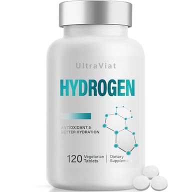 Hydrogen Water Tablets, 12 ppm H2 Molecular Hydrogen Supplement with Magnesium for Drinking Water, Energy & Cognitive Support