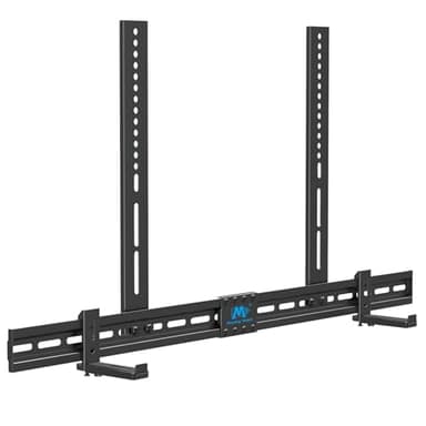 Mounting Dream Soundbar Mount Sound Bar TV Bracket with Holes/Without Holes, Non-Slip Base Holder Extends 3.4" to 6.1", Up to 20 LBS, Safe and Easy to Install MD5425