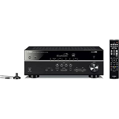 Yamaha RX-V385 5.1-Channel 4K Ultra HD AV Receiver with Bluetooth (Renewed)