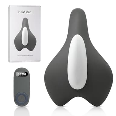Kegel Exerciser for Tightening & Strengthening Muscle Control Training, Suitable for Both Men and Women, Intelligent Remote Control Exerciser, Hip Muscle Strength Training (Graphite)
