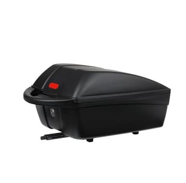 Polisport 8870100002 Bicycle Transport Box Rear 11 L Compatible with MIK/MIK-HD SnapLock Attachment, Black