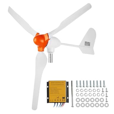 VEVOR 800W Wind Turbine Generator Kit, 12V 3-Blade Power Generator With MPPT Controller, Adjustable Windward Direction & 2.5m/s Start Speed, for Home, Farm, RVs, Boats