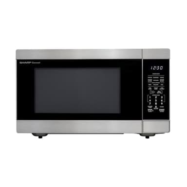 SHARP Countertop Microwave Oven with Removable 16.5" Carousel Turntable, 1200 Watt, 2.2 Cubic Feet, Stainless Steel
