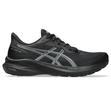 ASICS Men's GT-1000 13 Running Shoes, 11.5, Black/Steel Grey