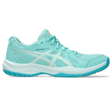 ASICS Women's Upcourt 6 Indoor Sport Shoes, 10, Illuminate Mint/Soothing SEA