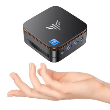 KAMRUI N97 Mini PC,12th N97 Mini PC(Beat N150,up to 3.6GHz),Desktop Mini Computer 16GB RAM 512GB SSD,Micro PC Support 4K HDMI+DP,Mini Computer with Dual WiFi,Business Home Office