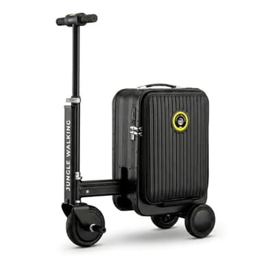 Rideable Smart Suitcase 20” Carry-On Electric Luggage with Battery, Luggage with Forward/Reverse, USB & Lock