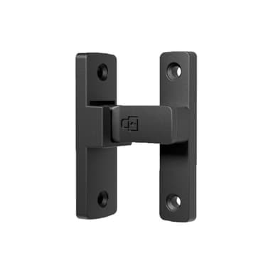 ETEKJOY Heavy-Duty Flip Latch Lock 90/180 Degree Sliding/Swinging Door Lock Latch Bolt for Gate Barn Garage Garden Fence Shed Window Cabinet (90 Degree, Black)